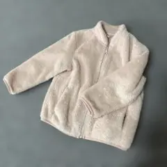 ピンク　フリースジャケット 100cm