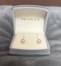 極美品✨田崎真珠TASAKI タサキ アコヤパール K14WG イヤリング - メルカリ