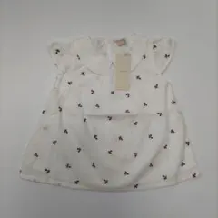 新品 プティマイン チェリー刺繍 Tシャツ 半袖 110
