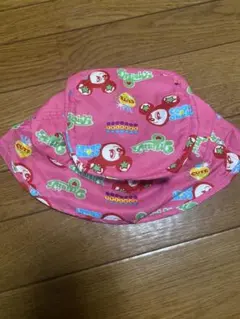 即日匿名✩MINI-K キッズ 帽子 ピンク 56cmのサムネイル