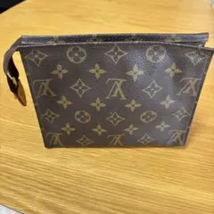 買いお得 LVモノグラムクラッチポーチ茶ヴィンテージ希少小物入れ実用 