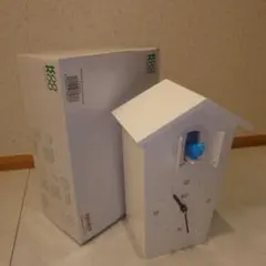 箱つき☆ KOOKOO BirdHouse カッコー 時計 ホワイト 鳩時計 - メルカリ