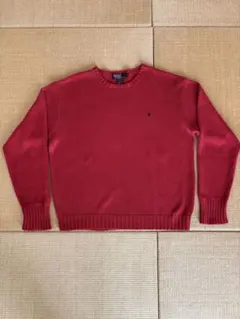 ボ*プ様 Polo by Ralph Lauren 赤色 セーター XL