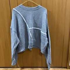 LOWRYSFARM リメイクフウ　ウラケLS ショート丈　スウェット