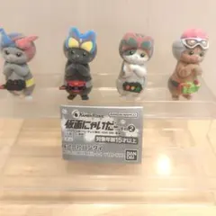 仮面にゃいだー その2 全4種セット　ガチャガチャ