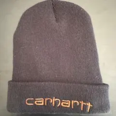 carhartt ニット帽 ダークグレー・ブラウン
