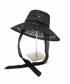 t*n様 新品タグ付きCasseliniキャセリーニ リボン付き透かし編みハットのサムネイル