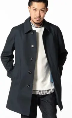 B:MING by BEAMS ストレッチボンディングステンカラーコート