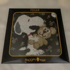 【完売品】スヌーピータウンショップオリジナル　フェイラー　ハンカチ Bearのサムネイル
