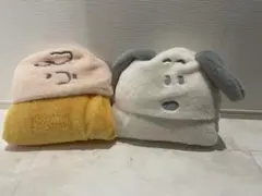 ユニバ　スヌーピー　チャーリー　ブランケット　ポンチョ