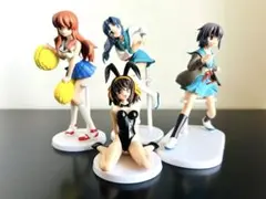 涼宮ハルヒの憂鬱　フィギュア4体セット
