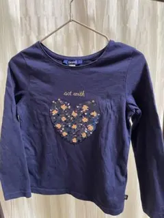 キッズ　ロングTシャツ　リバーシブルスパンコール