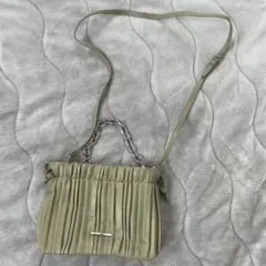 2Way プリーツミニ巾着バッグ