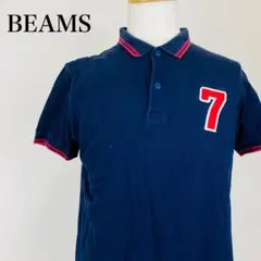BEAMS ビームス ポロシャツ 刺繍 ワッペン 0740Bのサムネイル