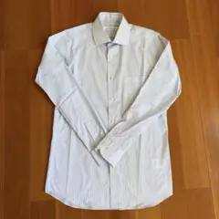 green label relaxing ストライプ ワイシャツ　コットン　40