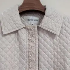 美品✨HANAÉ MORI キルティングコート 38サイズ アイボリー