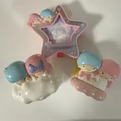 キキララ　ハッピーセット　サンリオ　ネームクリップ　スタンプ　小物入れ