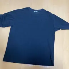 ユニクロUエアリズムコットンオーバーサイズTシャツ黒