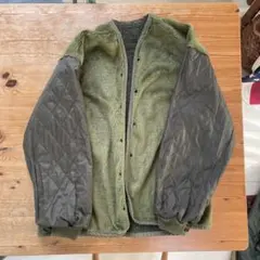 オリーブグリーン ミリタリーインナージャケット