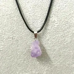 A348新品✨アメジストクラスター ネックレス　天然石　お守り　開運　運気上昇