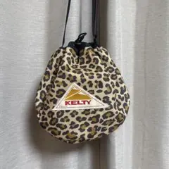 KELTY レオパード柄 巾着 ショルダーバッグのサムネイル