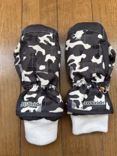 ナイロン手袋　スノーグローブ　キッズ　子供用　ミトンタイプ