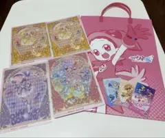 【美品】おじゃ魔女どれみ クリアファイル 4枚 カード 2枚 25周年ショッパー