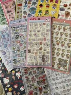 4種セット】モンチッチ うるちゅる ボンボンドロップ 立体シール