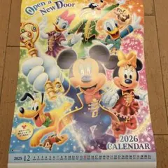 ディズニー 2026年壁掛けカレンダー