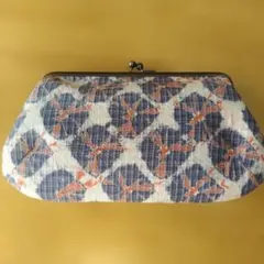 ハンドメイド　がま口ポーチ