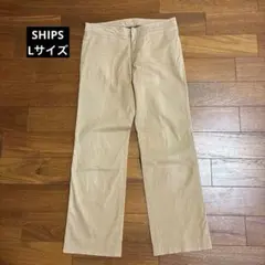 SHIPS パンツ L ベージュ 日本製のサムネイル