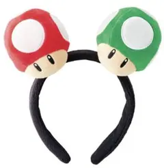 USJ スーパーキノコ 1UPキノコ カチューシャ 2個セット