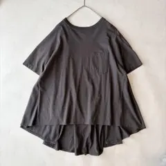 美品 コグザビッグスモーク バックフレアカットソー 長袖 ロンT