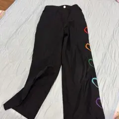 ハート柄ズボン