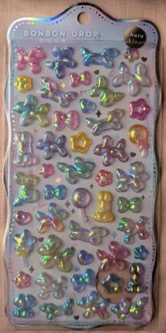 【正規品】ボンボンドロップシール　churukira　バルーンボンボン