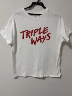 DISCOAT Tシャツ 半袖Tシャツ 半袖 ホワイト　プリント　FREEのサムネイル