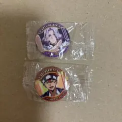 マッシュル くら寿司 缶バッジ 2点セット アベル ドット ビッくらポン