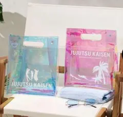 呪術廻戦　セガラッキーくじ　明昼の刻　黄昏の刻　C賞クリアバック　2種セット