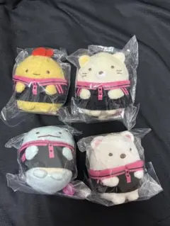 すみっコぐらし HMV てのり ぶらさげぬいぐるみ 4種類セット①