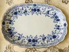 ナルミ ミラノ サンドイッチトレイ 25cm ボーンチャイナ オーバルプレートのサムネイル