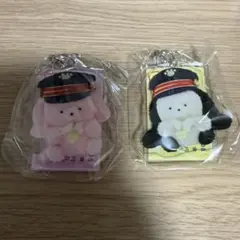 じょせまる ぽぷあぷ キーホルダー（ごまみるく、いちごみるく）