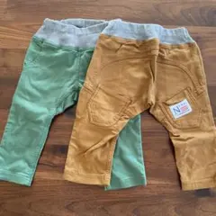 ノアデパートメントストア　サルエルパンツ2点セット　80