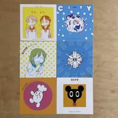 【６枚セット】CITY ステッカー あらゐけいいち 非売品 R7-301