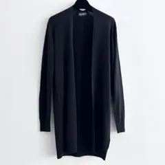 JOHN SMEDLEY ジョンスメドレー　ロングカーディガン　黒のサムネイル
