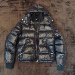 Candela フード付きレディースダウンジャケット サイズ00 黒