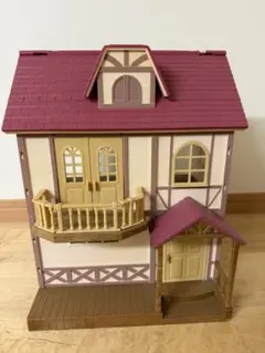 シルバニアファミリー 赤い屋根のお家 人形付き まとめ売り