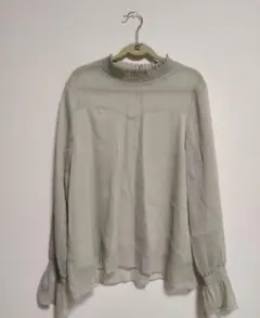 ♡INGNIラメシアー楊柳ブラウス