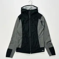 美品 Salonon W-ALFA Jacket グレー キルティング フード