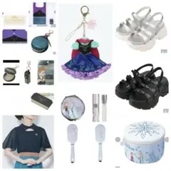 ディズニー　アナと雪の女王　エルサ&アナ　グッズセット