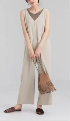 ★グリーンレーベル バッククロスサロペット オールインワン★のサムネイル